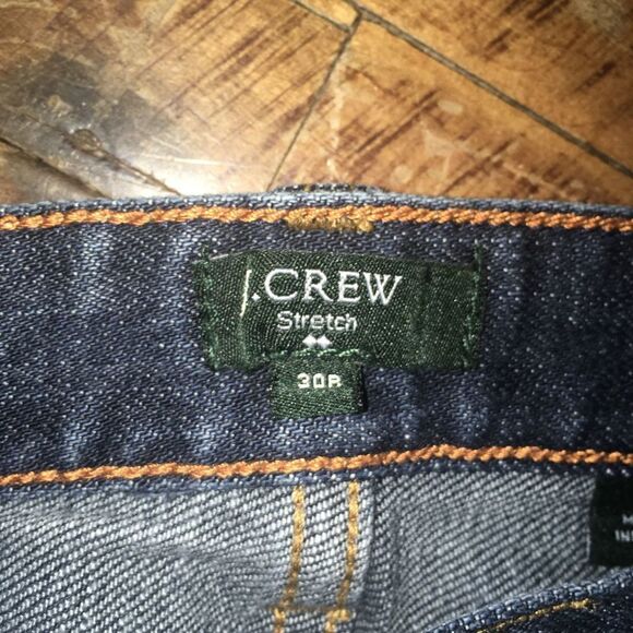 J Crew Factory Matchstick 30R dark wash wedgie jeans - Picture 3 of 5